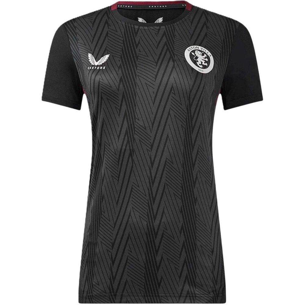Castore Womens/Ladies 2023/2024 Aston Villa FC T-Shirt / Caviar